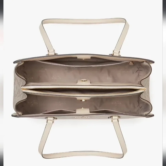 Kate Spade Cream Floral Tote - Picture 4 of 14